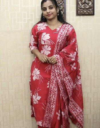 Berlin Silk Ready To Wear 3 Piece Set (Pink)