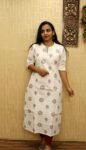 Easter Special White Kurti (Tree)