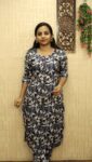 Delta Printed Cord Set (Navy Blue)