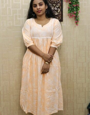 Rayon Cotton Cord Set (Baby Peach)