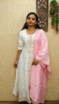 12 Panel Cut Anarkali With Duppatta (Baby Pink)