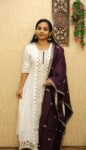 12 Panel Cut Anarkali With Duppatta (Dark Wine)