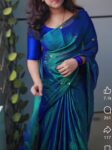 Peacock Coin Soft Mul Tissue Saree (Mayil )