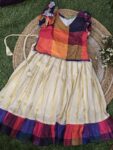Kids Madras Chex Top With Skirt (Pattern 2 Big Chex)