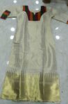 Onam Special Tissue Slit Kurti