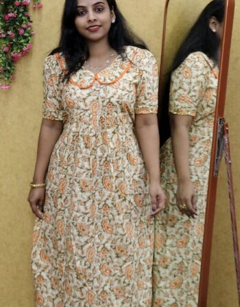 Peter Pan Collar Frock Nighty