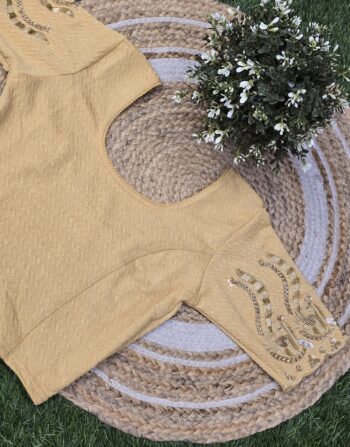 Handworked Stretchable Blouse (Chikku)