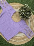 Handworked Stretchable Blouse (Lavender)