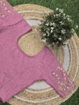 Handworked Stretchable Blouse (Onion Pink)
