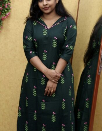 Pink Blossom Frock Nighty